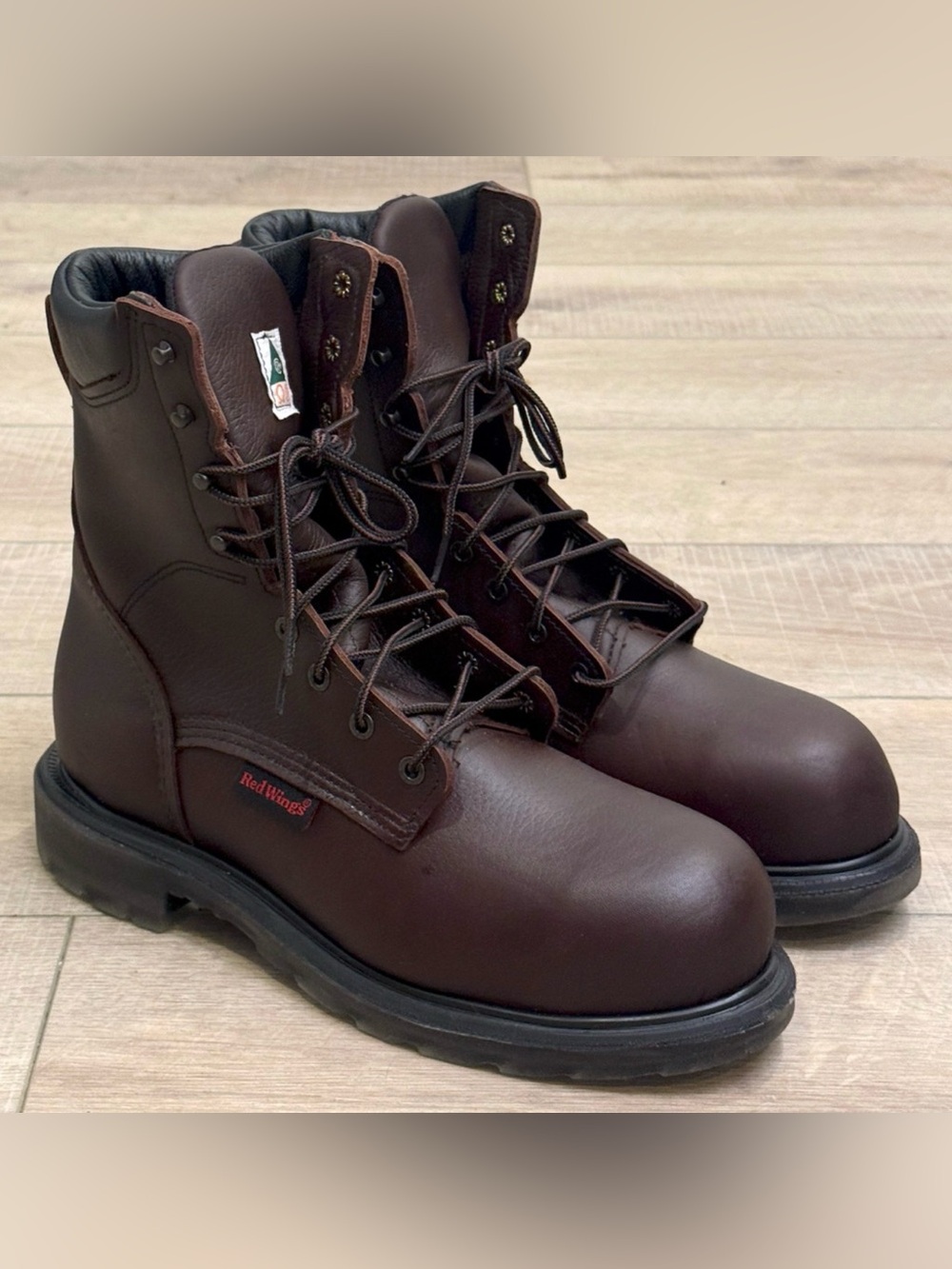 NEW RED WING 3508 SUPERSOLE 2.0 8-INCH CSA SAFETY TOE BOOTS SZ 11.5 D